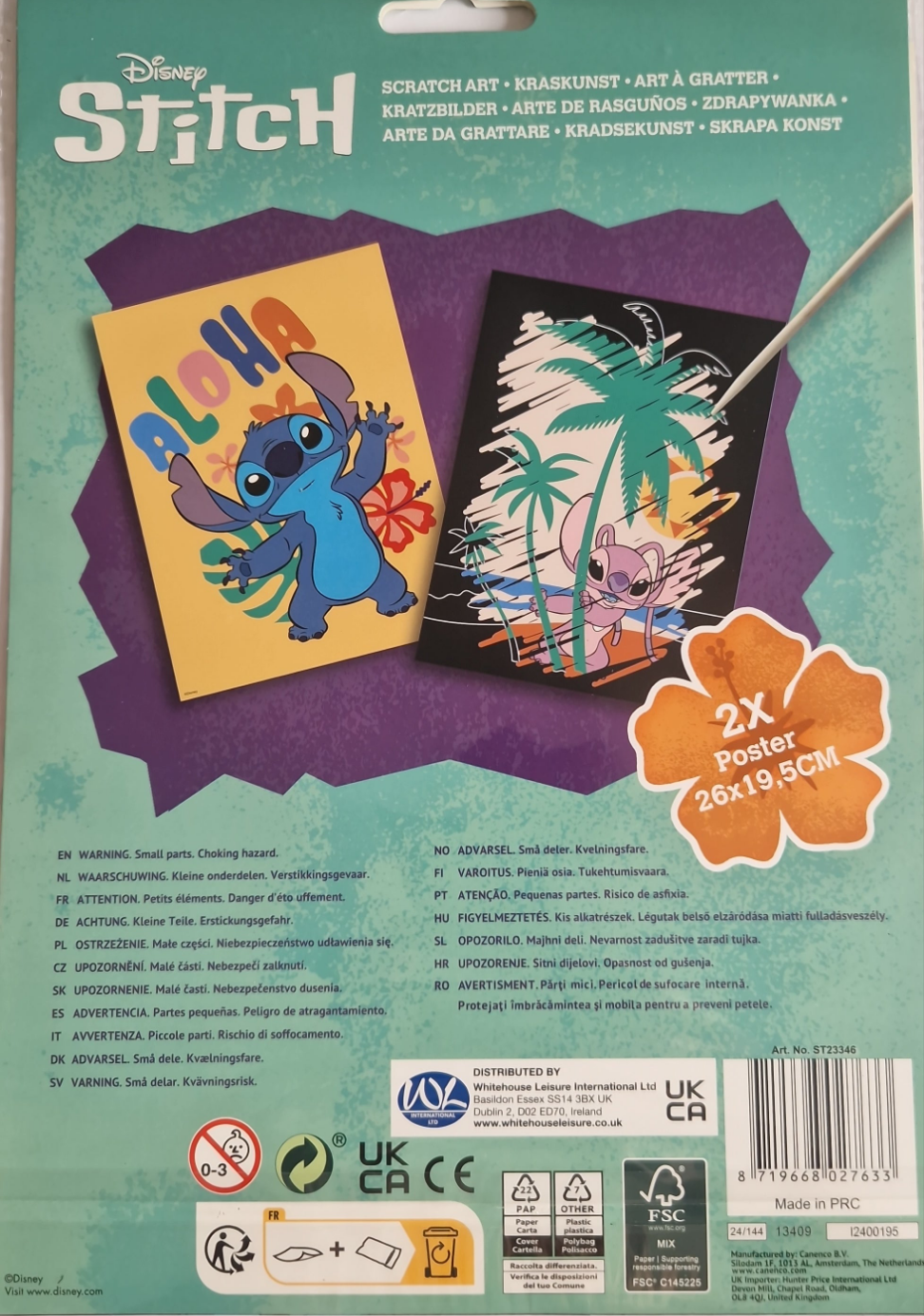 Scratch Art Set - Stitch