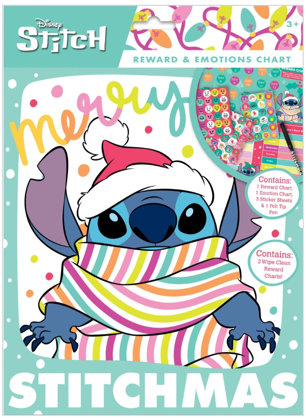 Stitch Reward & Emotions Chart (Stitchmas)