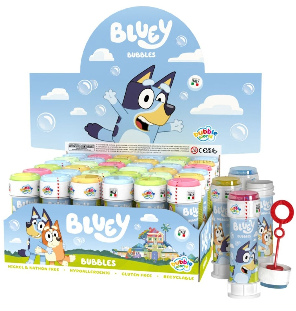 Bubbles with Wand & Puzzle Maze 60ml - Bluey
