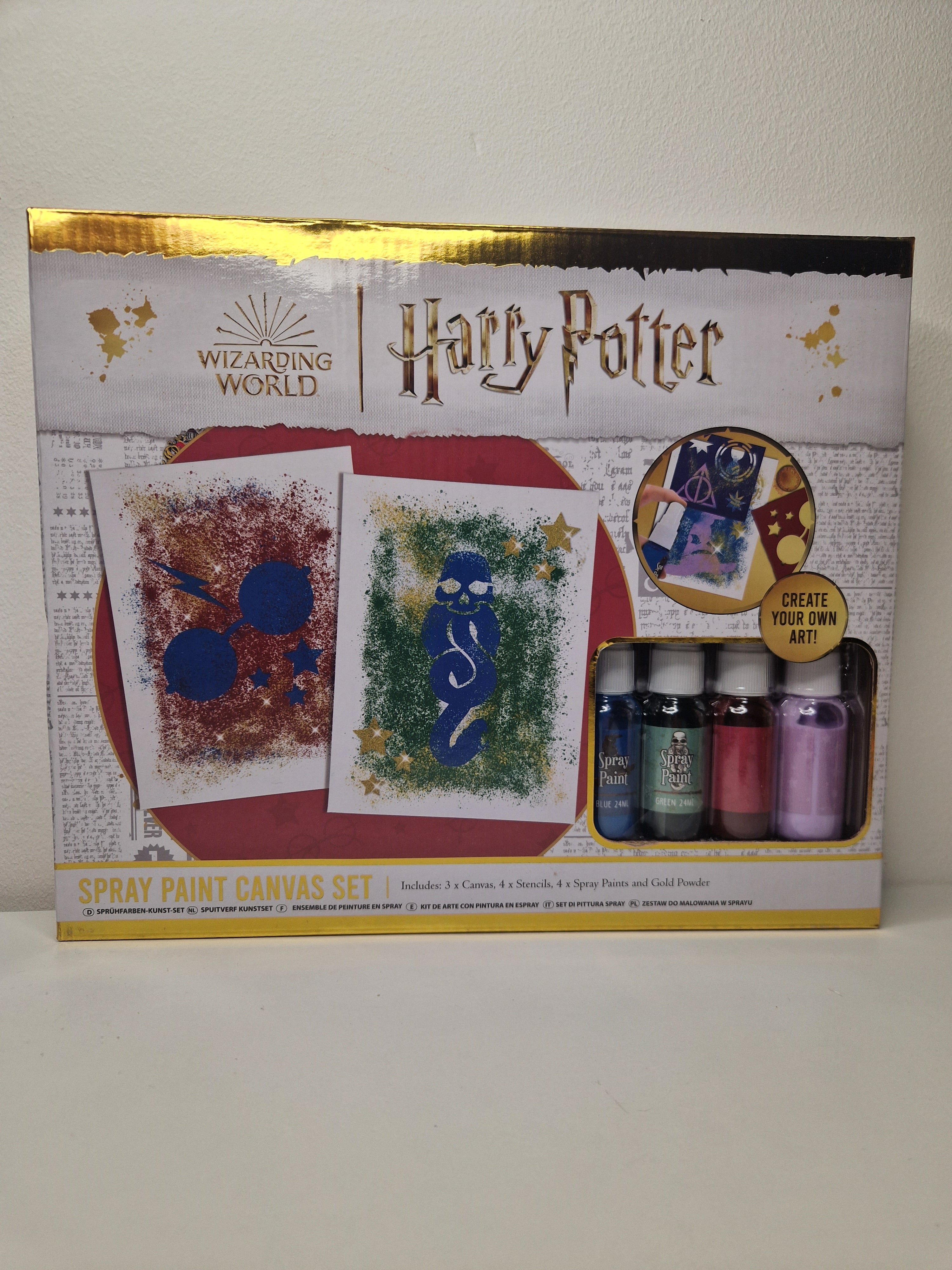 Harry Potter Spray Paint Canvas Set