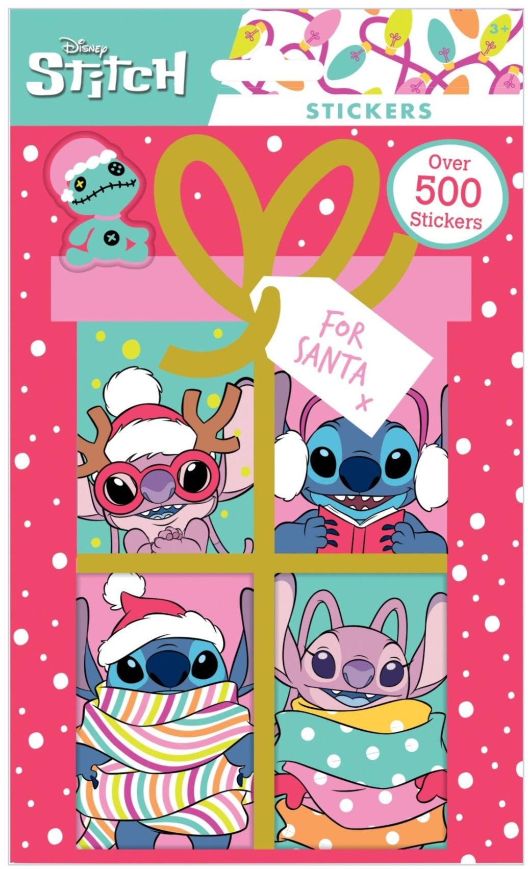 Stitch Christmas Stickers