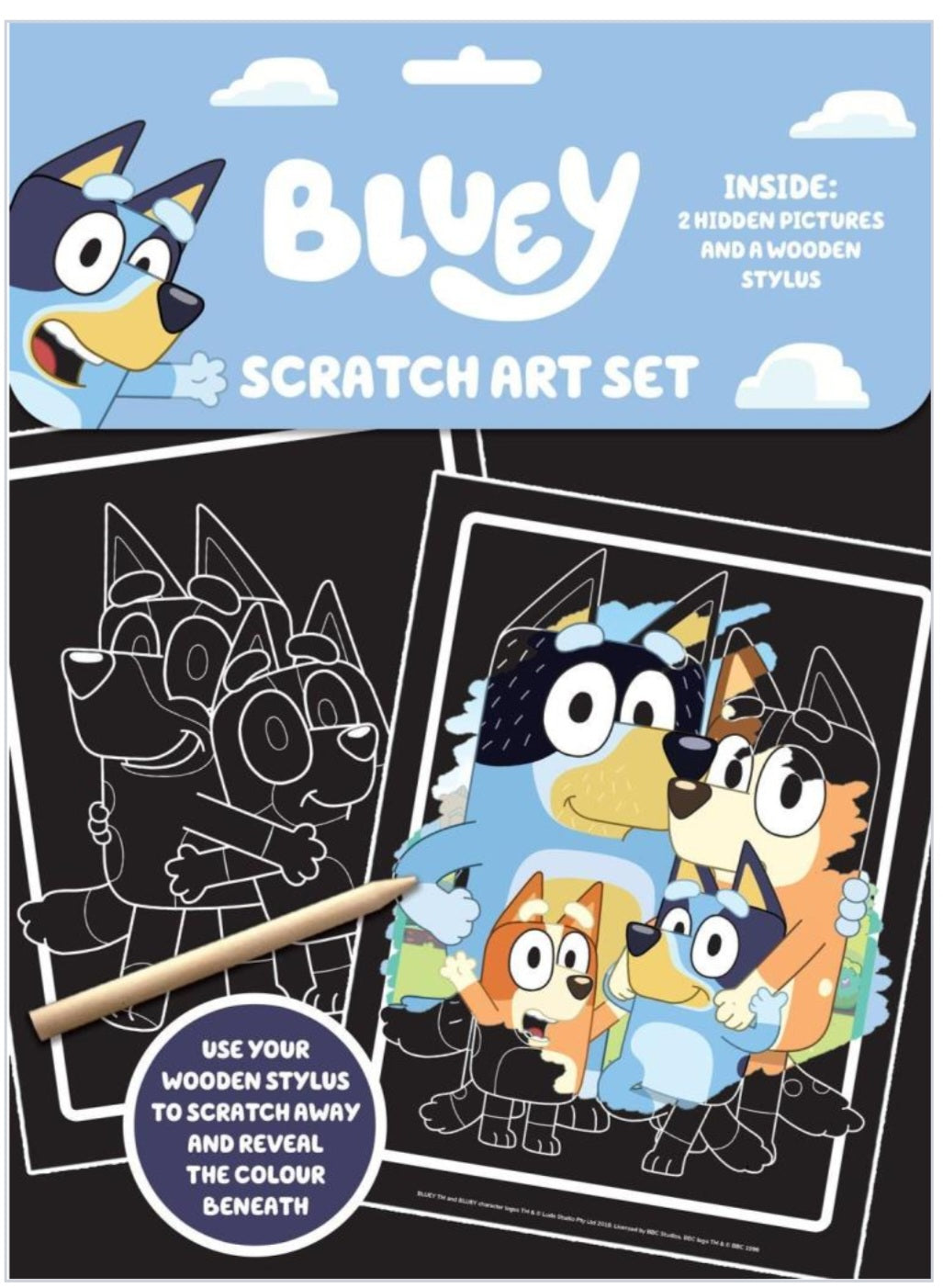 Scratch Art Set - Bluey