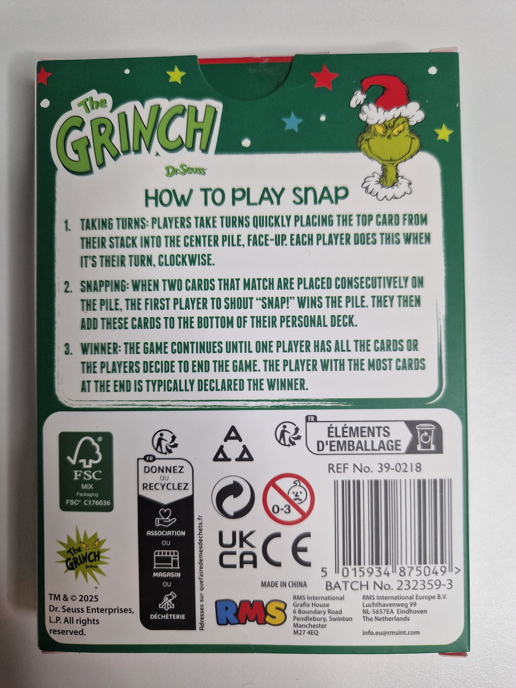 The Grinch Snap Cards