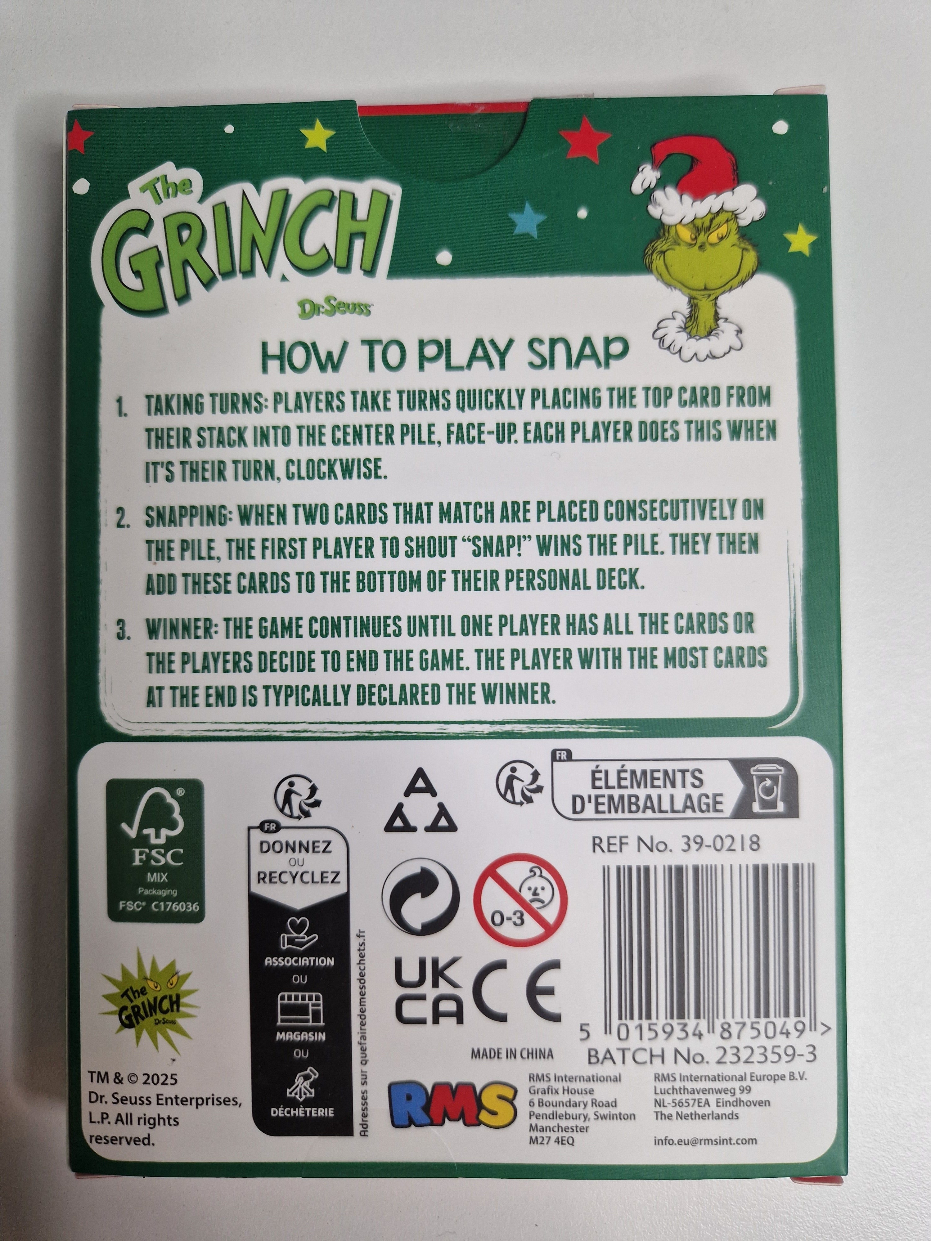 The Grinch Snap Cards