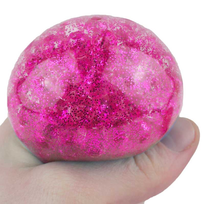 SqueezeBeadz Glitter Ball
