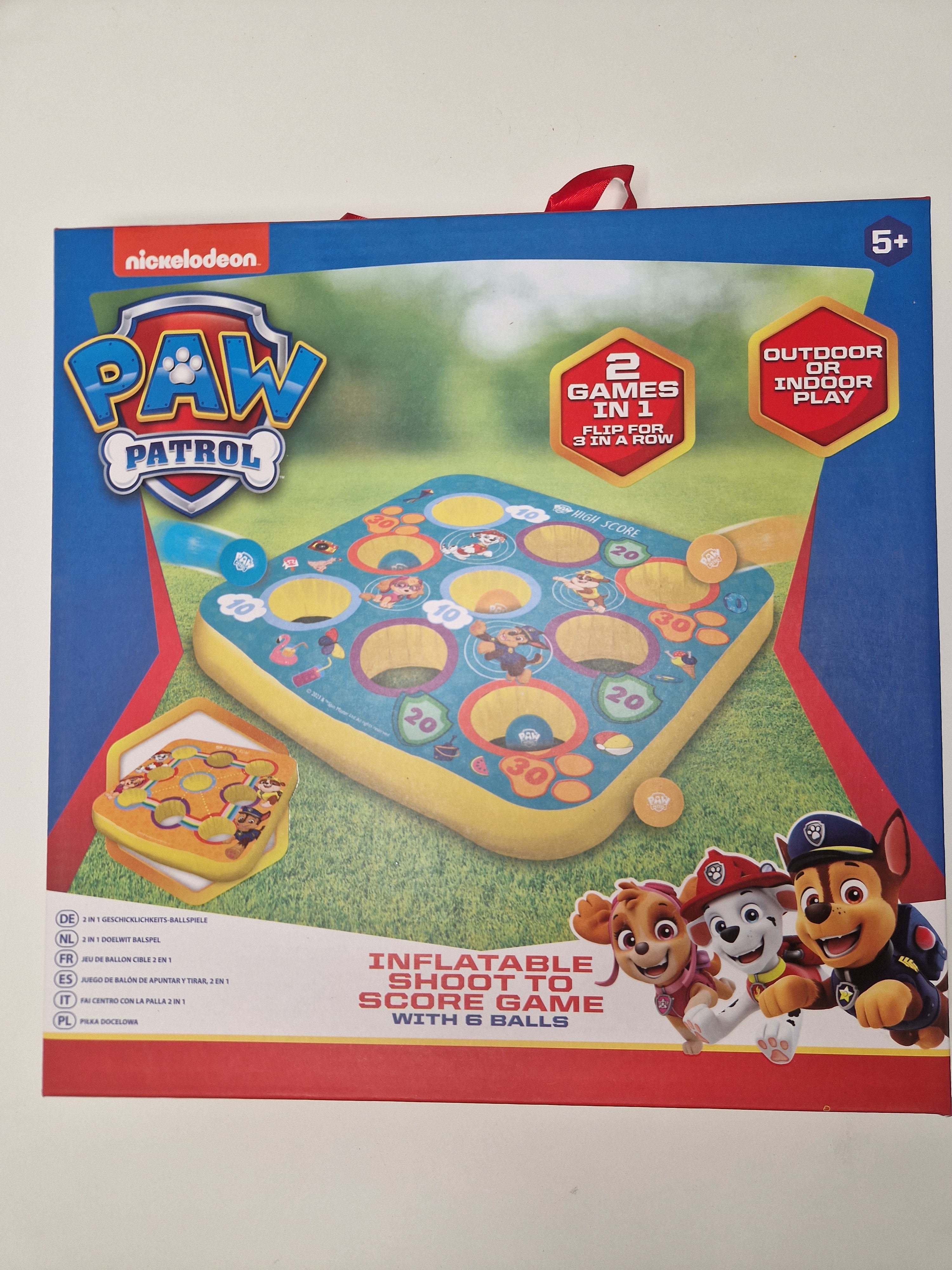Paw Patrol Inflatable 2-in-1 Ball Games