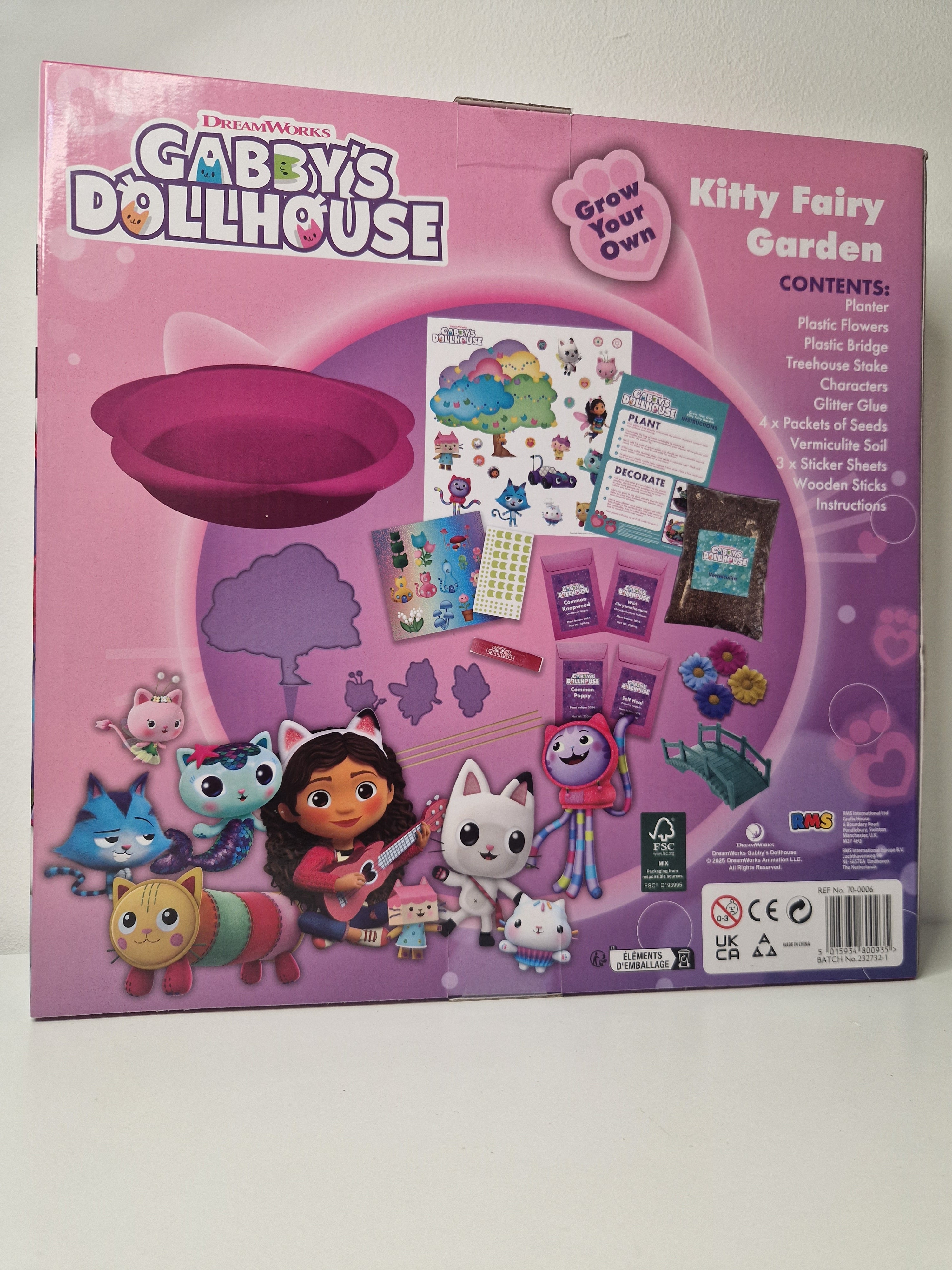 Gabby's Dollhouse GYO Kitty Fairy Garden