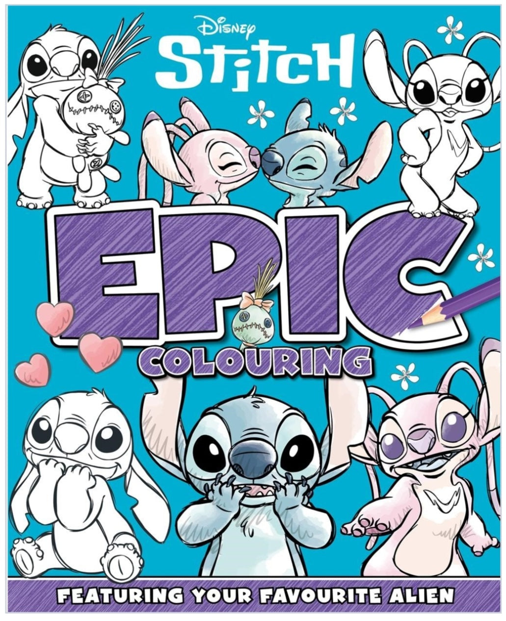 Stitch Epic Colouring Book