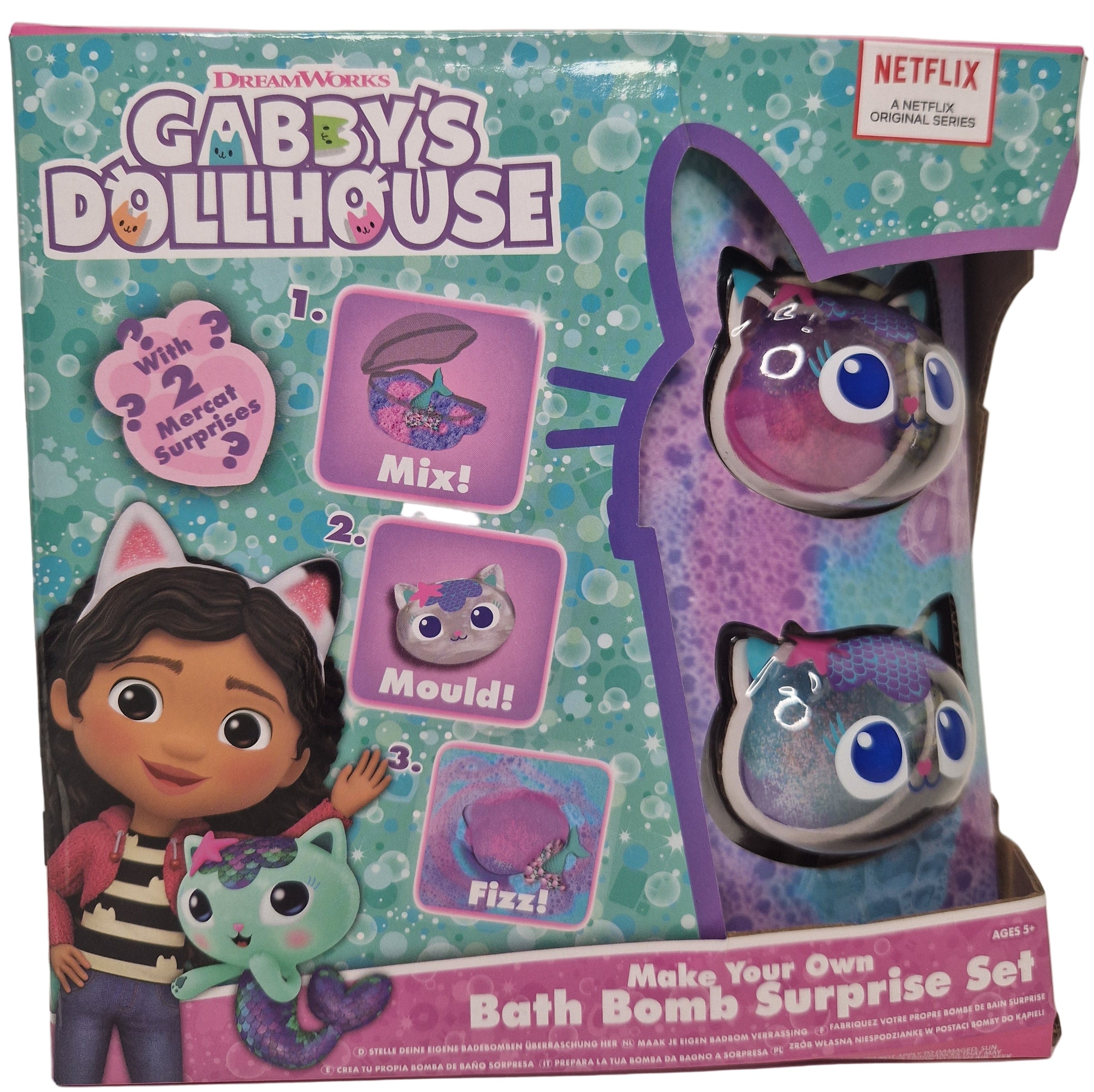 Gabby's Dollhouse MYO Bath Bomb Surprise Set