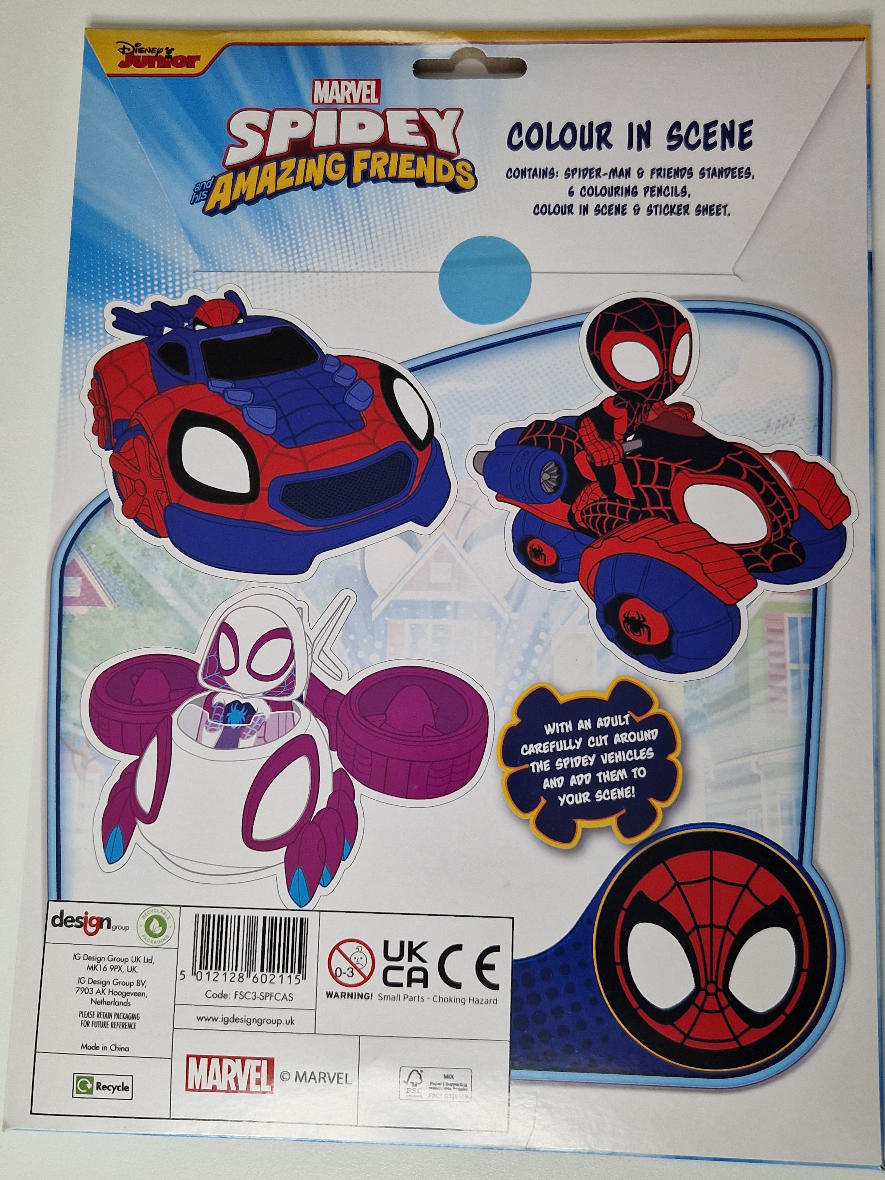 Spidey Colour In Scene